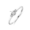 Afbeelding van 18 krt witgouden ring met 0.14 crt diamant 7100049