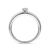 Afbeelding van 14 krt witgouden ring met 0.15 crt diamant 4600058