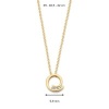 Afbeelding van 14 krt gouden collier met hanger met briljant CP116395