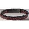 Afbeelding van Dubbele leren herenarmband S-B101A