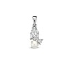 Afbeelding van Zilveren hanger met zirkonia en zoetwaterparel 1335386