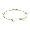 Afbeelding van 14 krt geelgouden armband AW107931