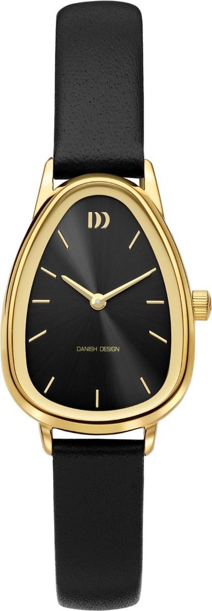 Danish Design Fjordsten Gold Black Dameshorloge IV15Q1306