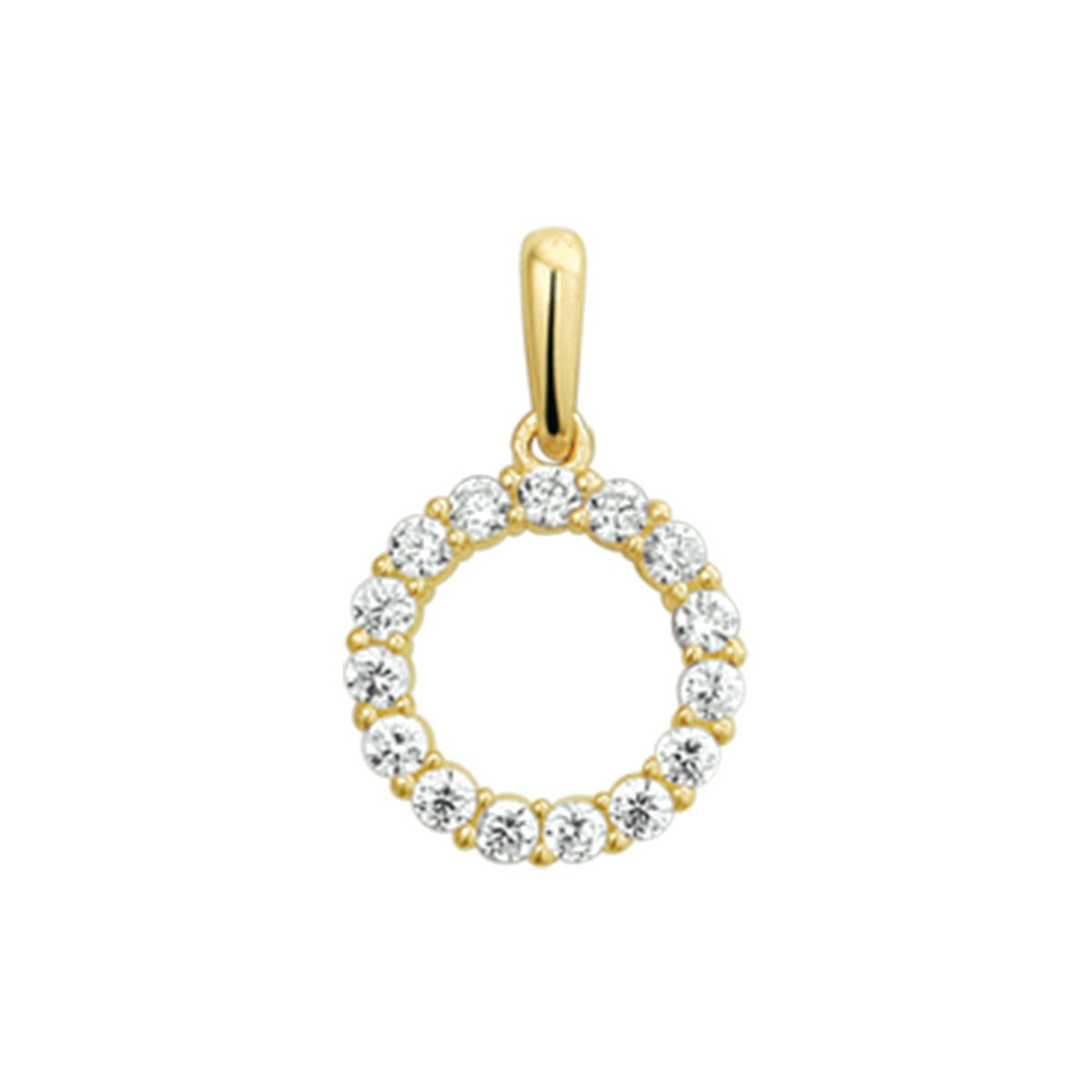 14 krt geelgouden hanger 4018675