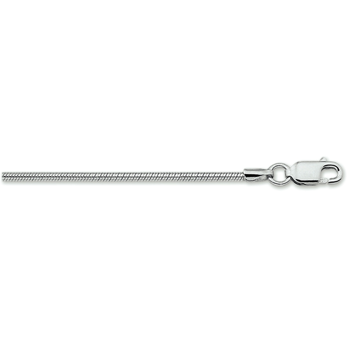 Zilveren slangencollier 1302476