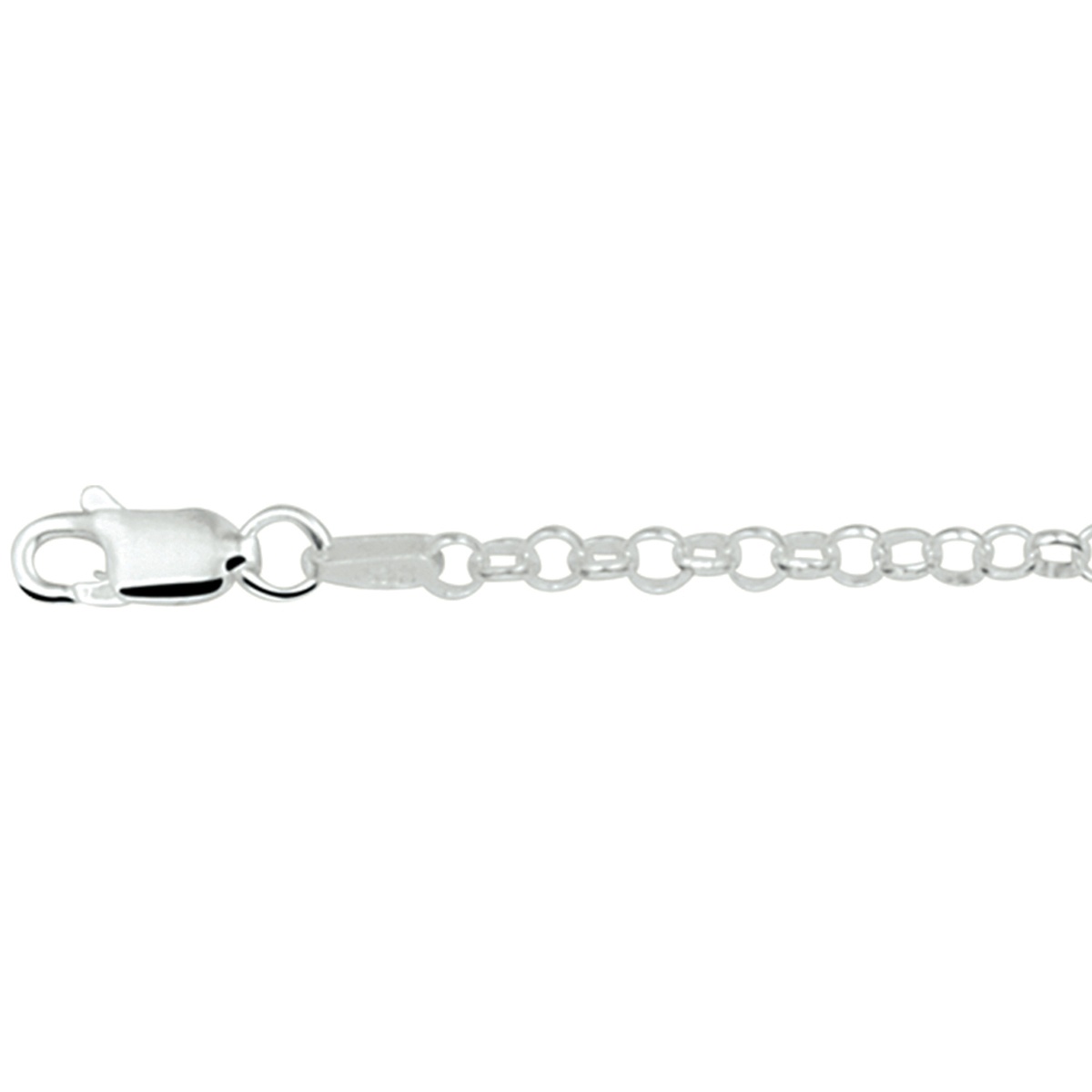 Zilveren collier jasseron 1017434
