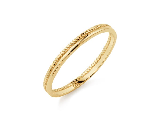 14 krt geelgouden ring 2140196
