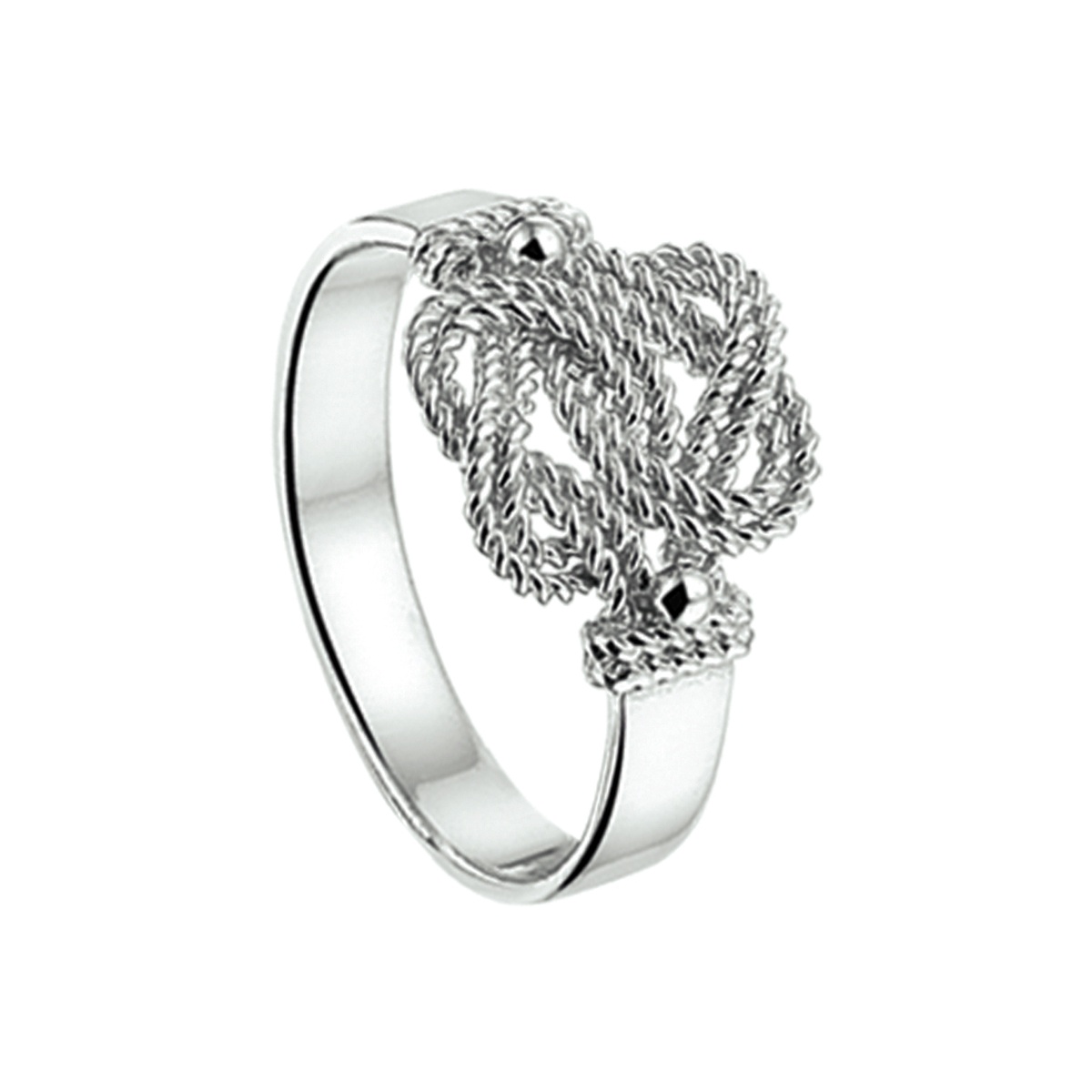 Zilveren ring Surinaamse mattenklopper 1321361