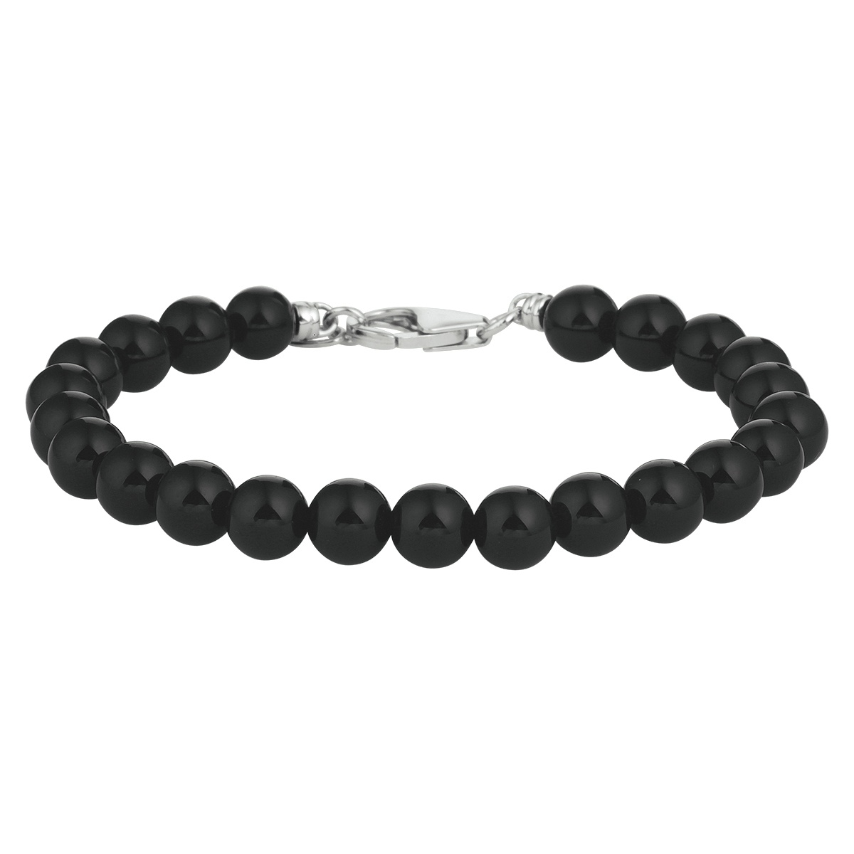 Onyx armband met zilver 1333511