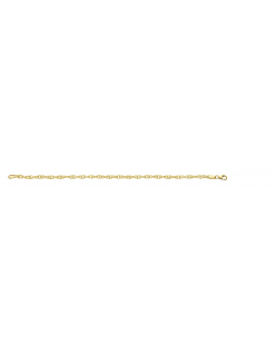 14 krt Gouden armband met zilveren kern 40-SIN0218