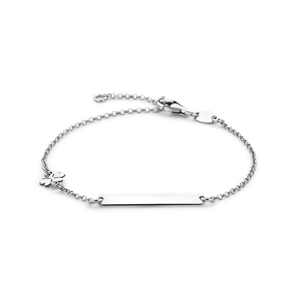 Zilveren plaatarmband 1338746