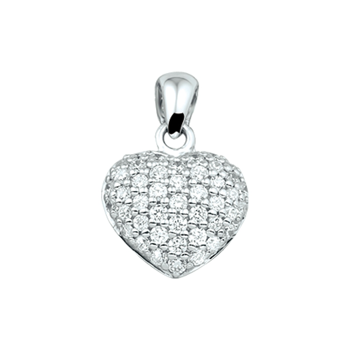Zilveren harthanger met zirkonia 1307389