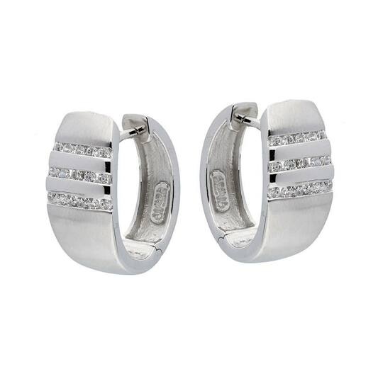 Zilveren creolen 107621100