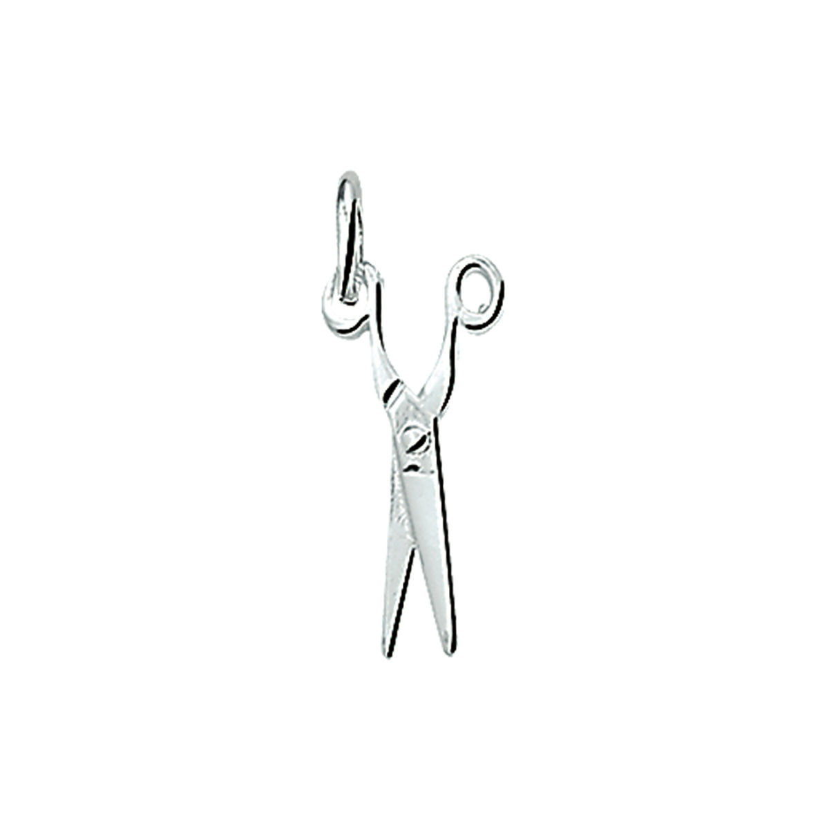 Zilveren bedel schaar 1003199