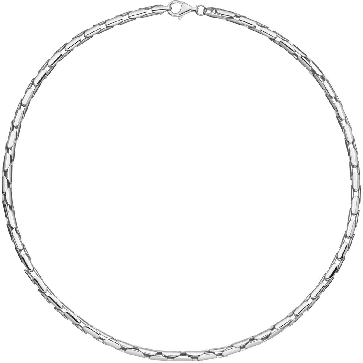 Zilveren schakelcollier 102098745