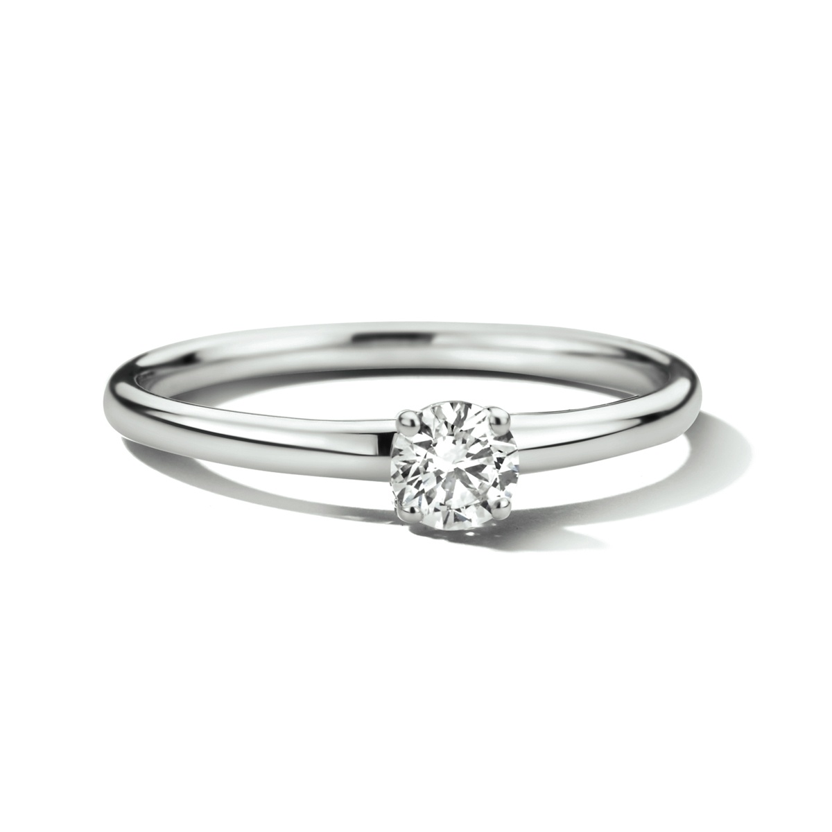 14 krt witgouden ring met 0.25 krt lab grown diamant 4600124