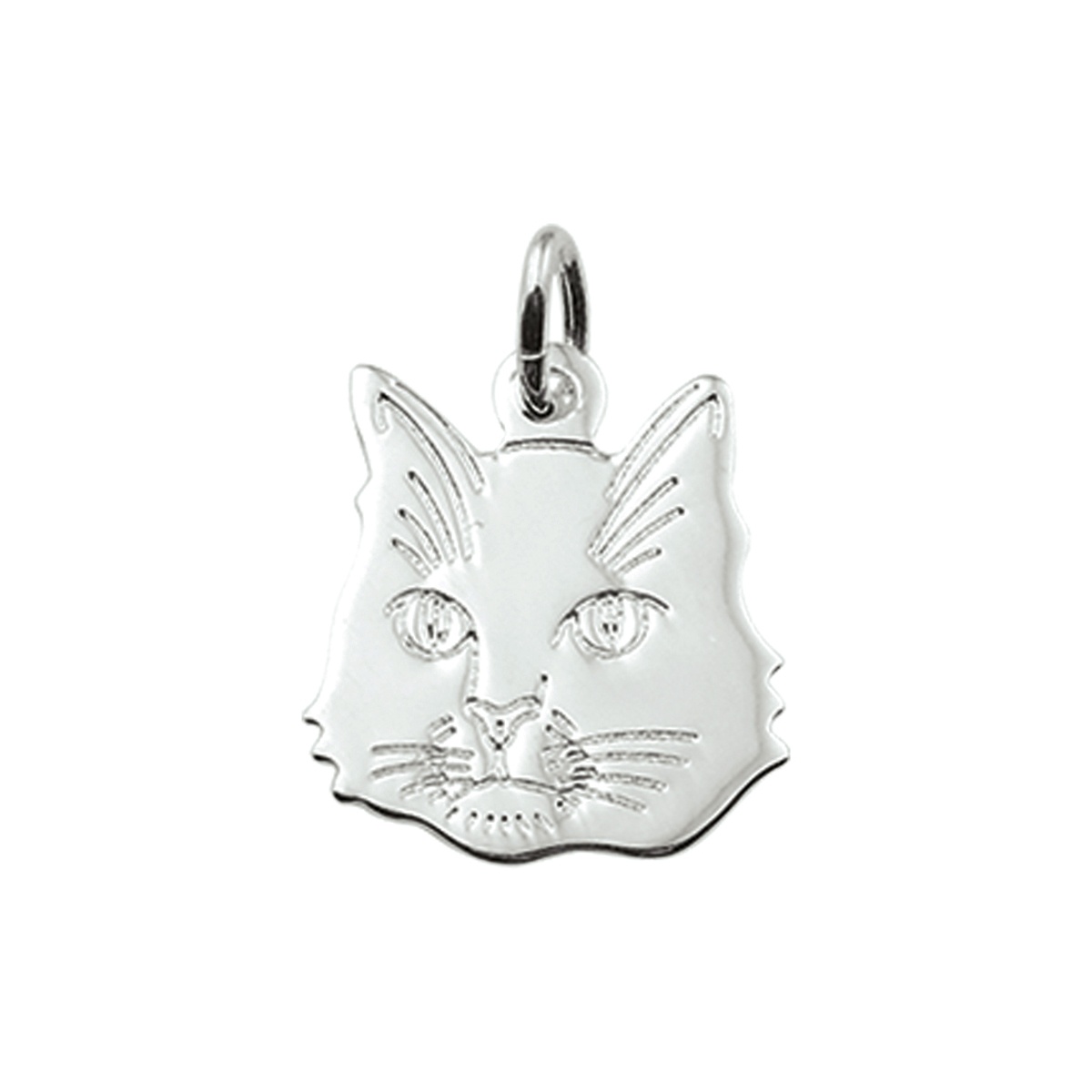 Zilveren hanger kat 1003714