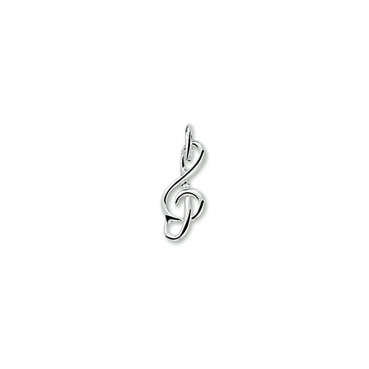 Zilveren hanger muzieksleutel 1329615