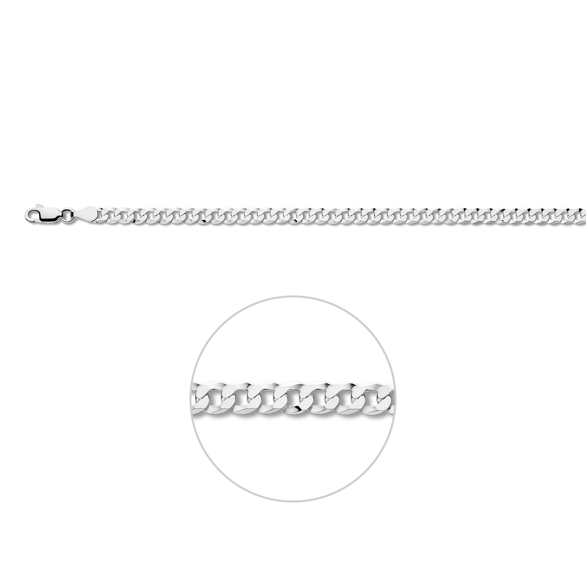 Zilveren collier 1337588