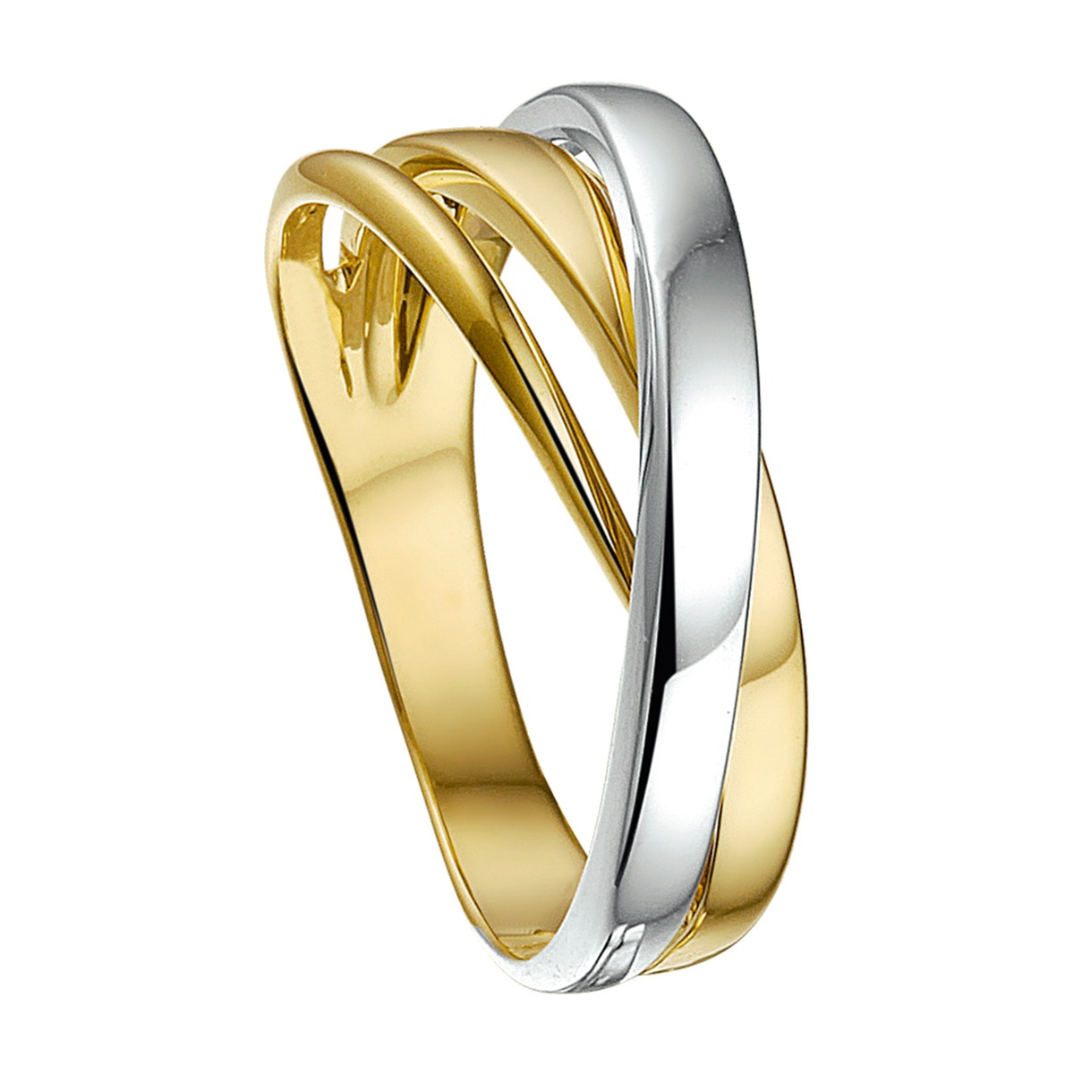 14 krt bicolour gouden ring 4207765