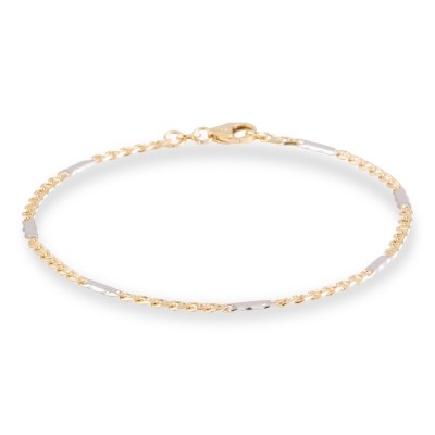 Foto van Glow gouden schakelarmband 204.5001.19