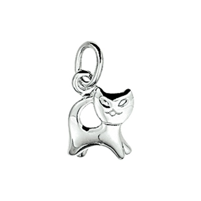 Foto van Zilveren bedel poes 1003704