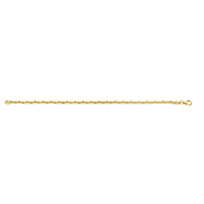 Foto van 14 krt gouden armband met zilveren kern 40-PA03 