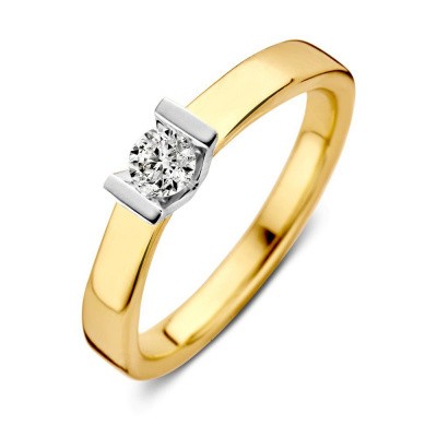 Foto van Ring bicolor briljant 0,20crt RG416839