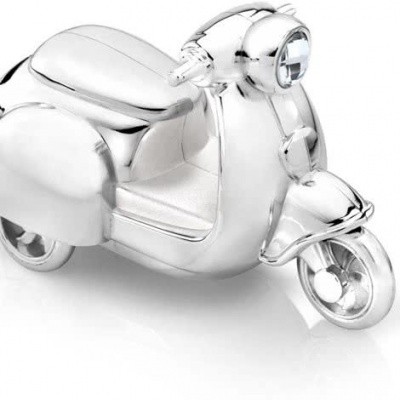Foto van Zilverstad spaarpot scooter 7282261