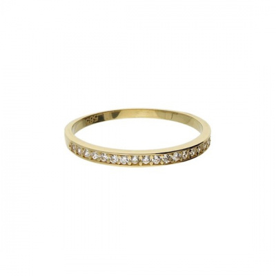 Foto van Gouden ring met zirkonia 214.1007.56