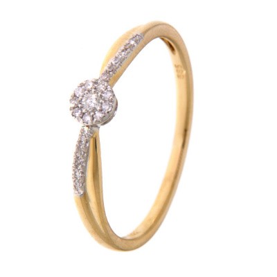 Foto van Ring bicolor briljant RK415140 maat 58