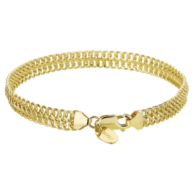 Foto van 14 krt gouden armband met zilveren kern 5000149