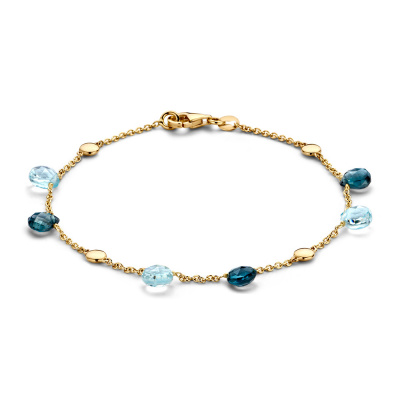 Foto van Armband geelgoud topaas AW136972