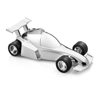 Foto van Zilverstad spaarpot race-auto 6357261