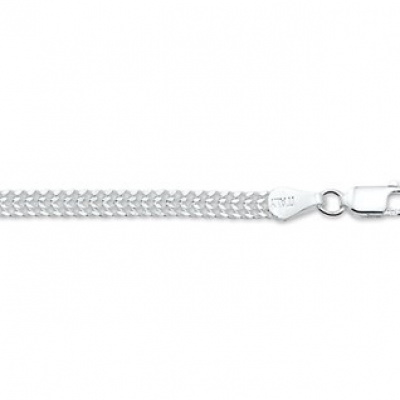 Foto van Armband gourmet dubbel 4,3 mm 10.02457