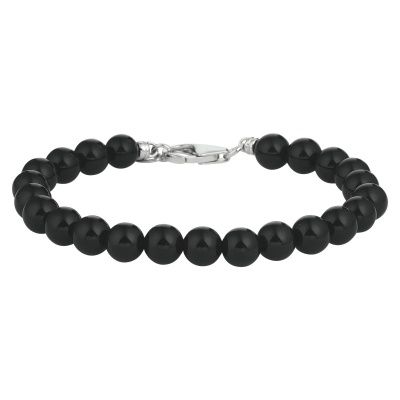 Foto van Onyx armband met zilver 1333511