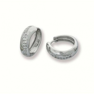 Foto van Zilveren creolen 107531800