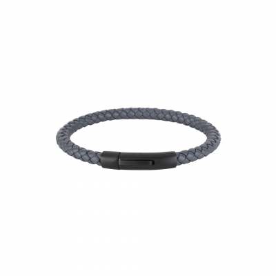 Foto van AZE armband Iron Single String Grey (21,0cm) AZ-BL004-J-210