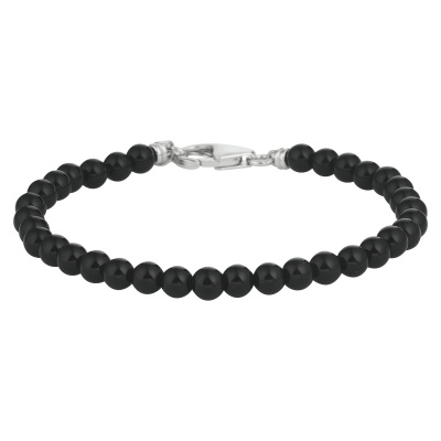 Foto van Onyx armband met zilver 1333510