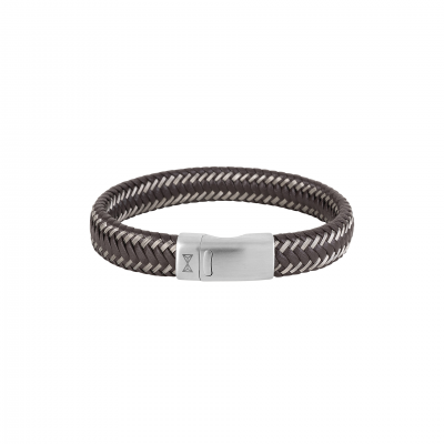 Foto van AZE armband Iron John Metal Black (19.5 cm) AZ-BL007-F-195