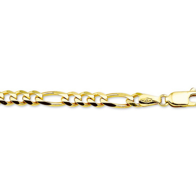 Foto van Armband figaro 4,6 mm 21 cm 40.04019