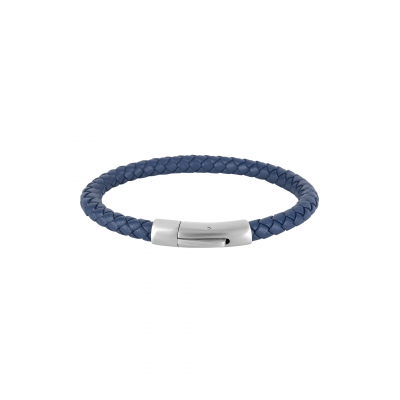 Foto van AZE armband Iron Single String Blue (21,0cm) AZ-BL004-K-210