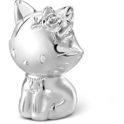 Foto van Zilverstad Spaarpot Charmmykitty 6849261
