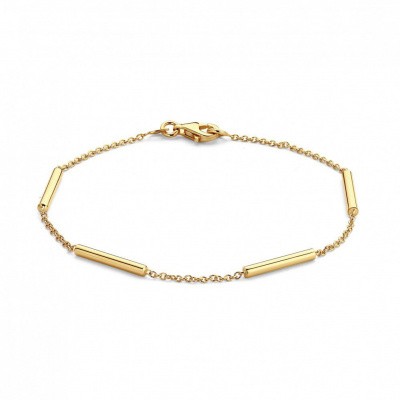 Foto van Geelgouden armband AW106688