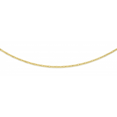 Foto van Geelgouden koningscollier met zilveren kern 40-KON03.7