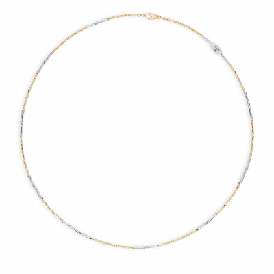 Foto van Italo Bottene 14 krt bicolor gouden collier CORR D1B-45