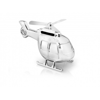 Foto van Zilverstad spaarpot helicopter 7279261
