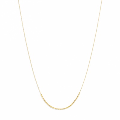 Foto van 14 krt geelgouden collier SWCN10340-Y