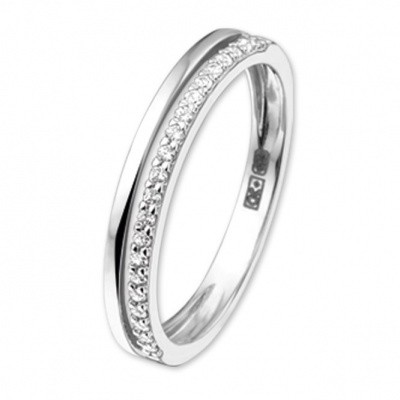 Foto van Witgouden ring met zirkonia 41.03366