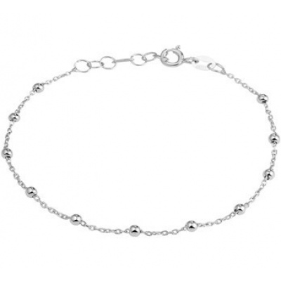 Foto van Armband bolletjes 2,5 mm 17 + 2 cm 13.32600